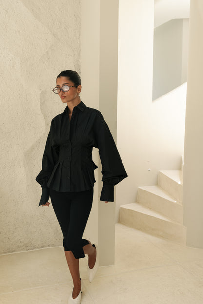 The Studio Shirt - Noir