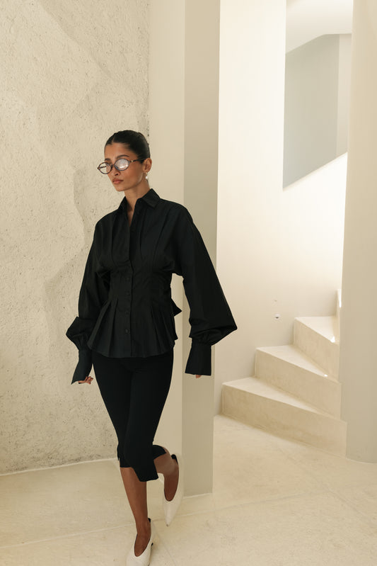 The Studio Shirt - Noir