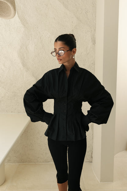 The Studio Shirt - Noir