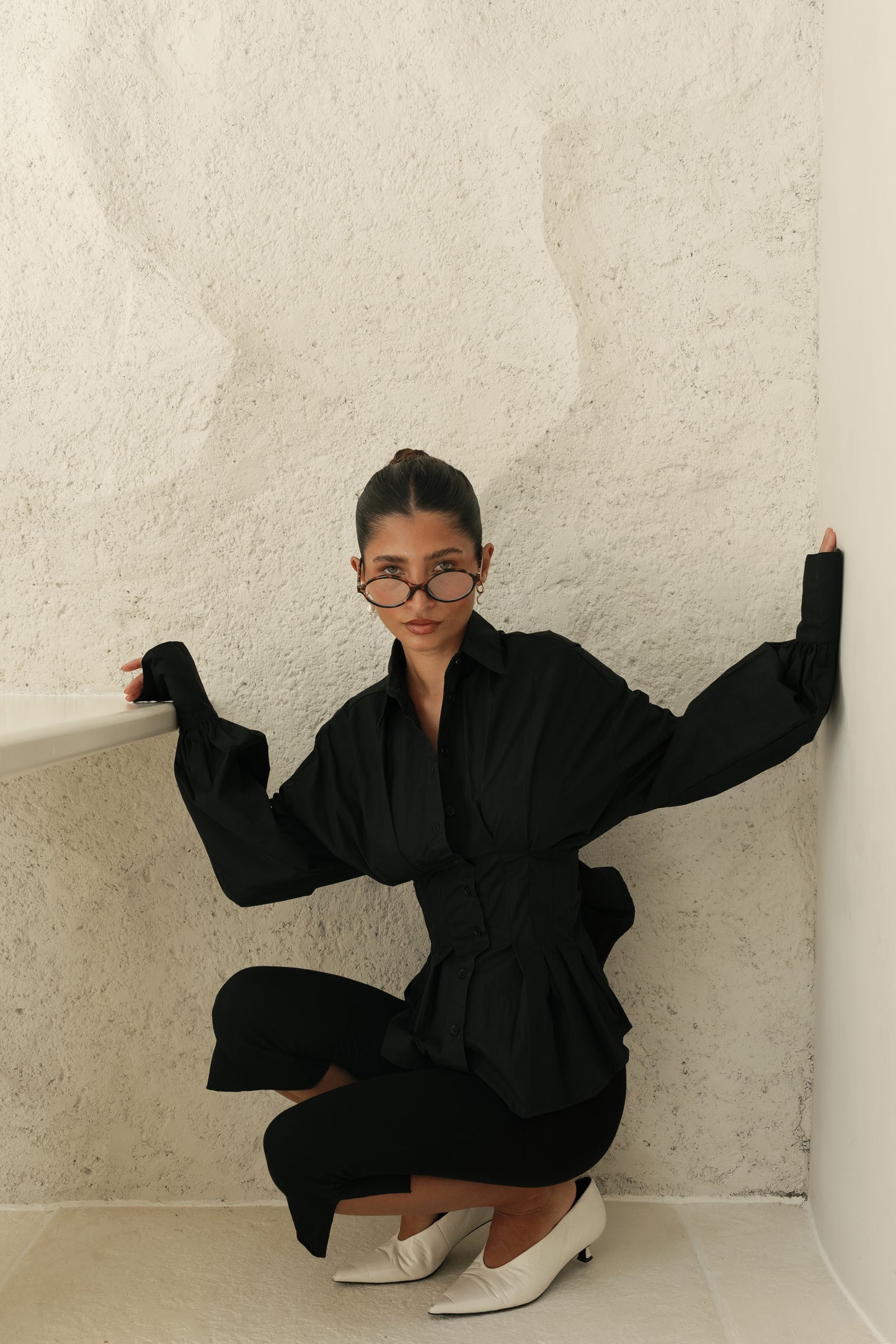 The Studio Shirt - Noir