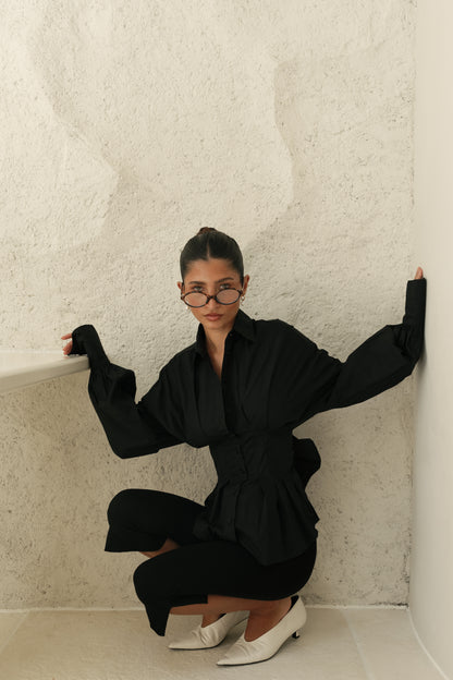 The Studio Shirt - Noir