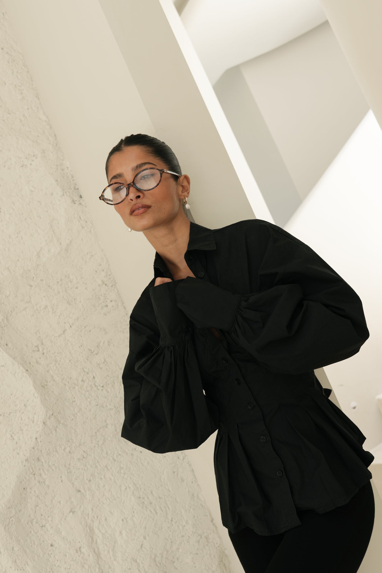 The Studio Shirt - Noir