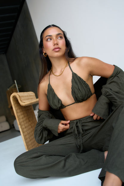 Pants - Olive