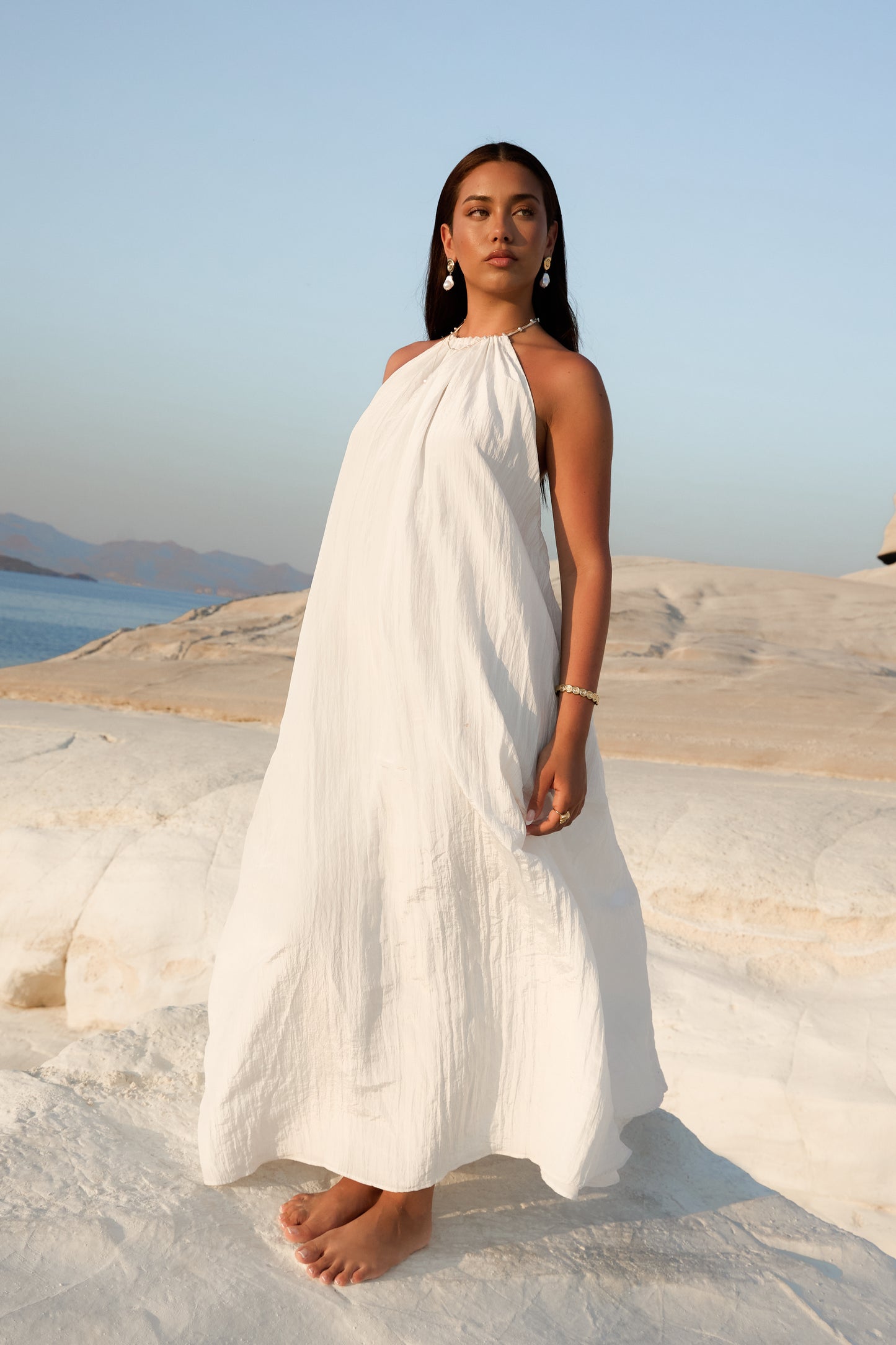 Milos Maxi - Bianco