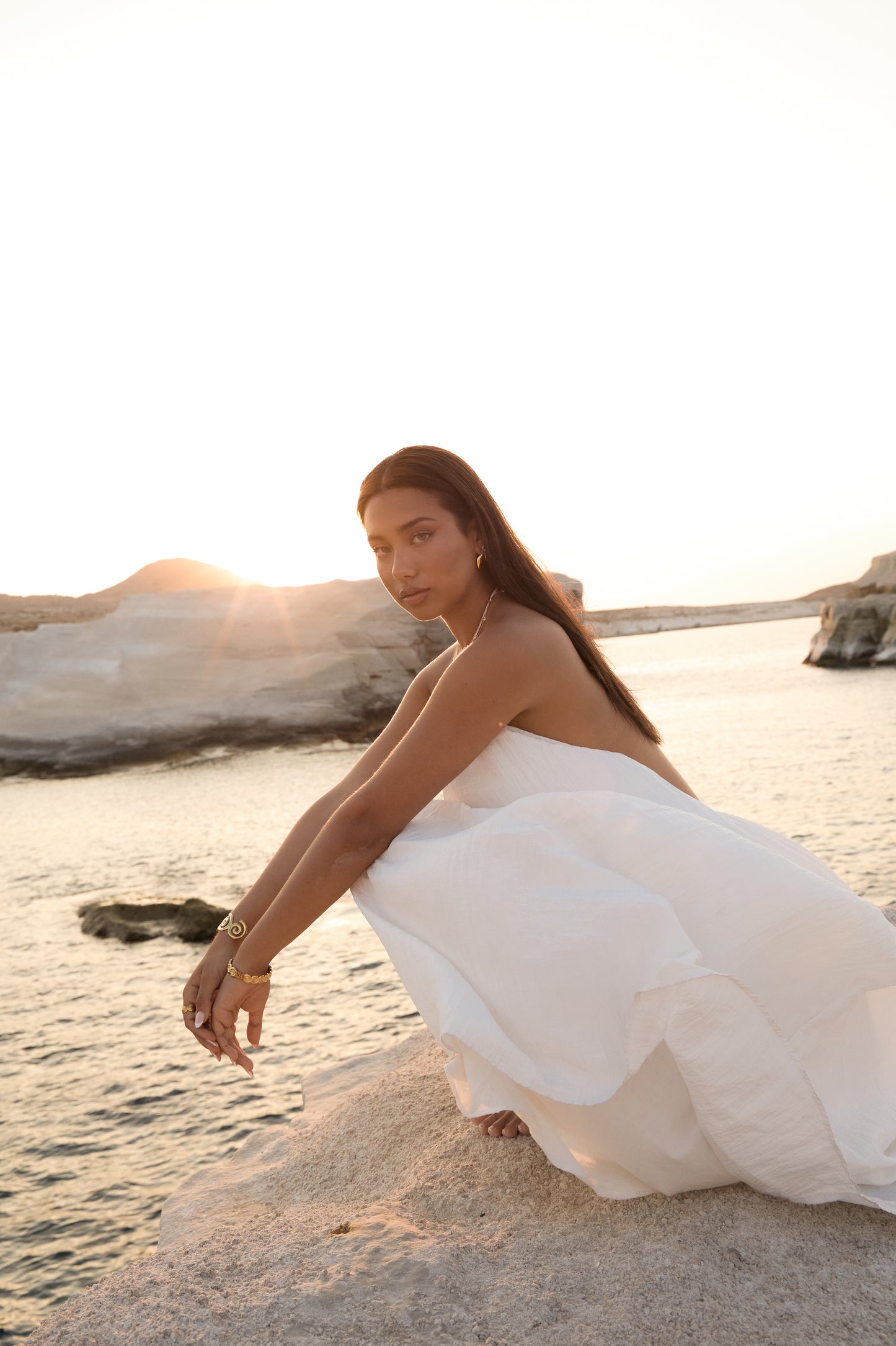 Milos Maxi - Bianco